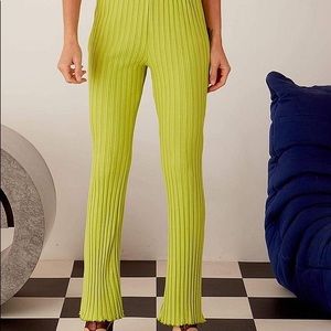 Simon Miller Cyrene ribbed pants in celery, size small